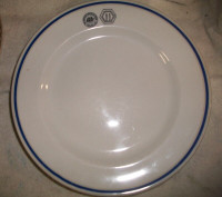 3 DURALINE GRINDLEY HOTELWARE Montreal Board of Trade Plates