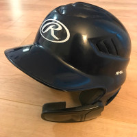 Rawlings baseball helmet with Rawlings jaw guard