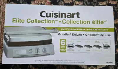 6-in-1 Deluxe Cuisinart griddler, View more