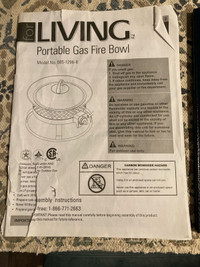 Portable Gas Fire Bowl “Urban Firepit”