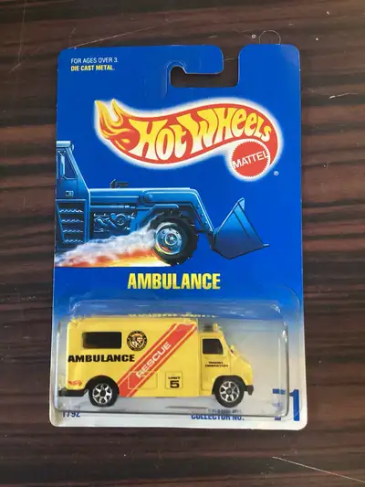 Hot Wheels # 71 Ambulance . See pictures for more detail. I can deliver to Edmonton and surrounding...