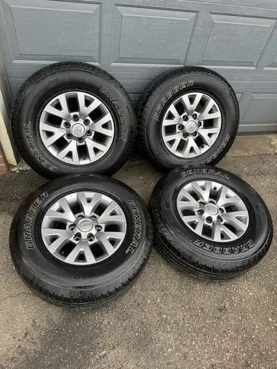 OEM from 2023 Toyota Tacoma but will fit other years until 2023 as well . They are in good condition...