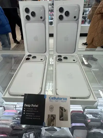 iPhone 17 pro 256gb open box 100percent battery health, View more