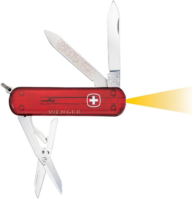 Wenger 16140 MicroLight Esquire Swiss Army Knife 2.5-Inch in Arts & Collectibles in Oakville / Halton Region