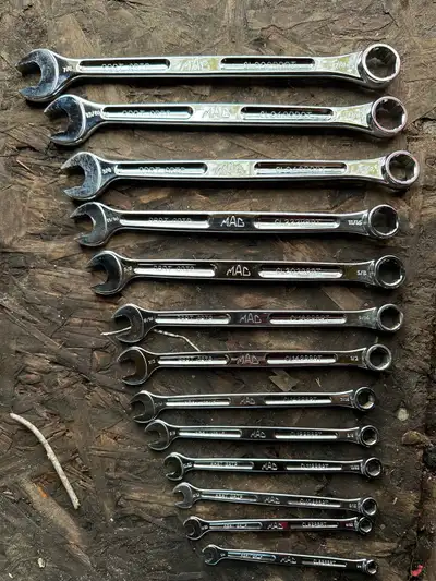 MAC tools SAE wrench set, View more