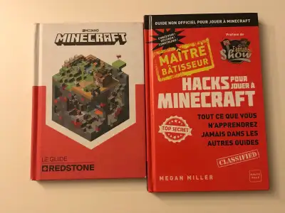 2 French Francais MINECRAFT Books both for only $5, View more