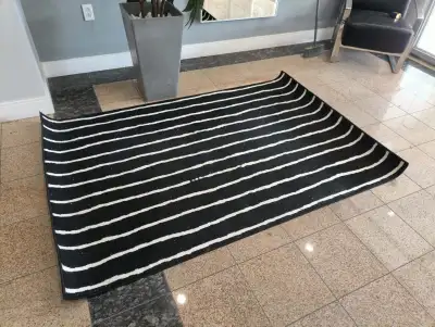  Blue Striped Area Rug ✨, View more