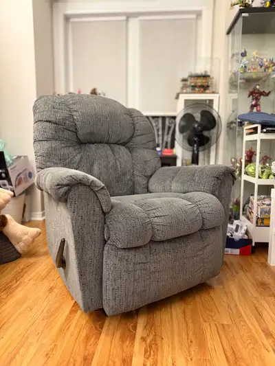 Grey Recliner Armchair - Used (Good Condition), View more