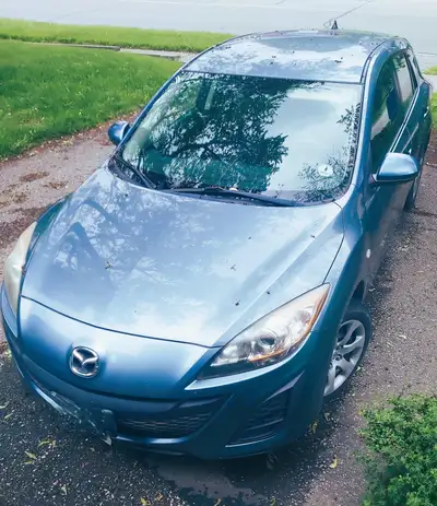 MAZDA 3 for sale. 2010, 5 speed manual, 5 door hatchback. Sky blue. Base trim. 202,215 kms. Original...