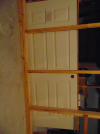 New, White Wooden Door (for  room inside of house)