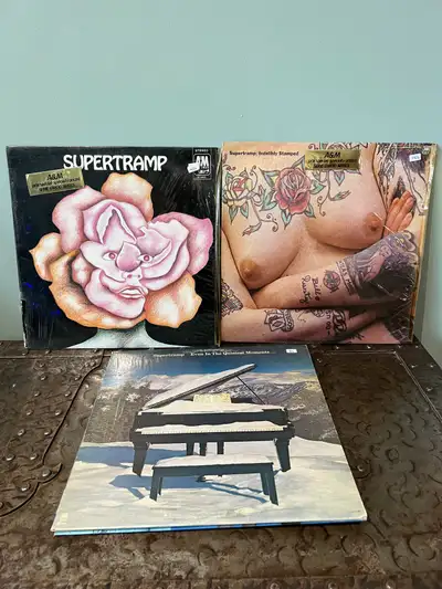 Vintage Supertramp LP Vinyls Album Record, Vinyl Music, View more