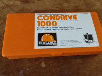 2 sets - Condrive 1000 Tapcon Concrete Anchoring System in Case