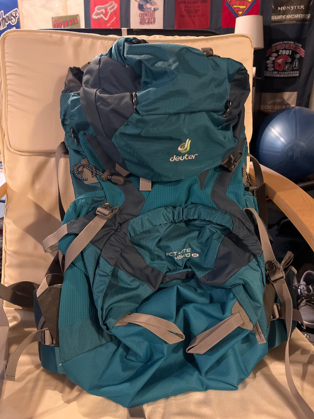Brand New Deuter Travel/Hiking Backpack in Fishing, Camping & Outdoors in Calgary