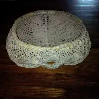 Wicker basket:  Can be used as a mail tray, for hats and gloves
