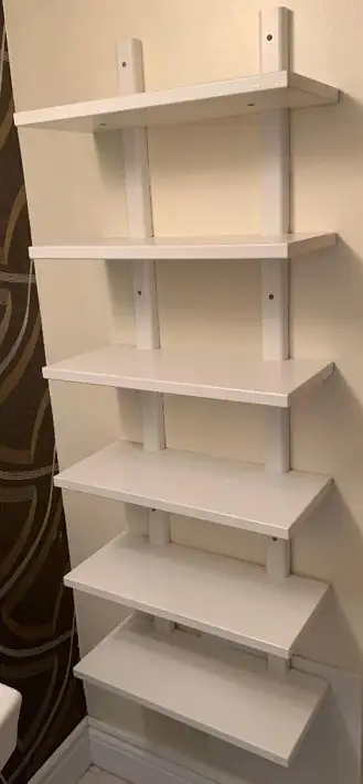 Shelving unit with 6 shelves, each shelf 8.5x 20". in Bookcases & Shelving Units in London - Image 6