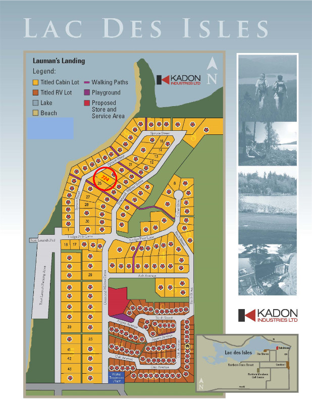 Lauman’s Landing Lac des Isles cabin development lot in Land for Sale in Edmonton - Image 2
