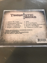 Thanatotic Desire - Deathwish  CD