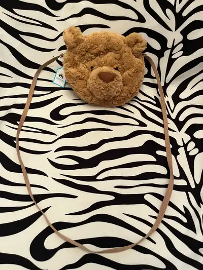 Jellycat Bartholomew Bear shoulder bag New with the original tags See all photos Comes from smoke an...