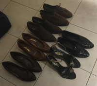 6 Pairs - Ladies Shoes - Size 7, (7 1/2 for boot)