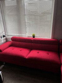 Red sectional $600