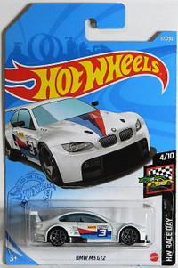 Hot Wheels 1/64 BMW M3 GT2 Diecast Cars