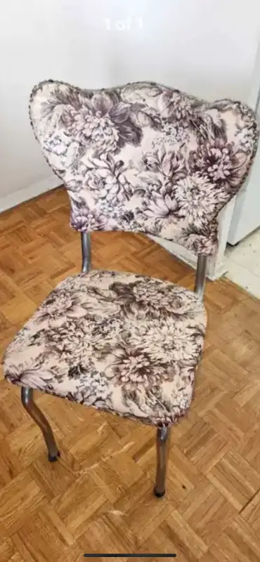 Vintage 1950’s chrome kitchen chairs, View more