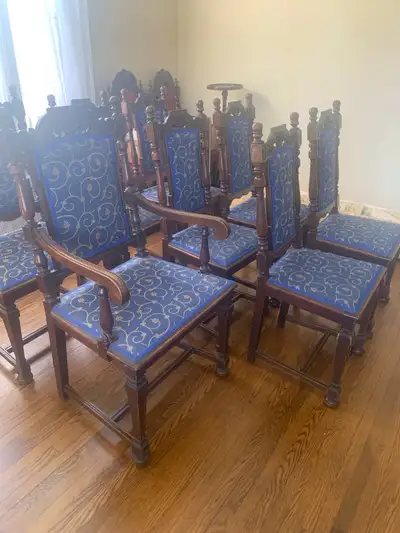 antique dining room set, View more