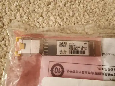 CISCO GLC-TE 30-1475-01 TRANSCEIVER MODULE CMUIAGBCAA BRAND NEW in sealed package $50 FIRM Located i...