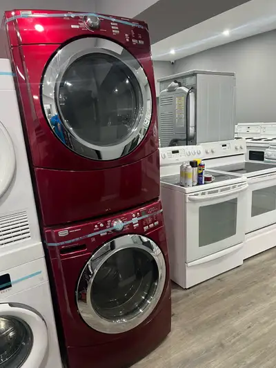 MAYTAG 27 w front load washer electric dryer set , View more