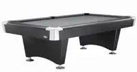 Brunswick Billiards Black Wolf II pool table Billard 8 pieds