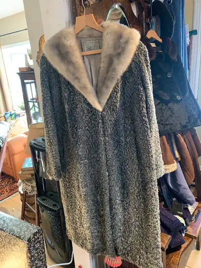 Vintage Persian lamb coats, View more