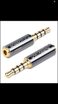 Brand new 3.5mm Male to 2.5mm Female Adapter(2 Pack)