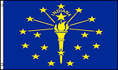 Indiana U.S.A. Flag