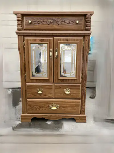 vintage wooden cabinet, View more