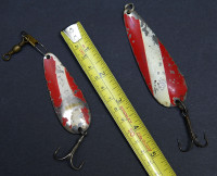 2 Eppinger Daredevle Spoon Fish Lures for Pike and Muskellunge