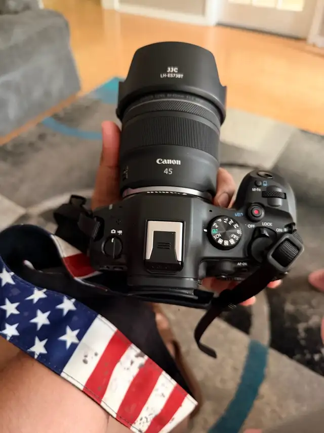 Canon EOS R6 with RF 45mm f/1.2 Lens