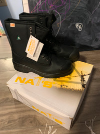 NAT`s, 8'' safety boots for men, S320 | 8'' leather work boots