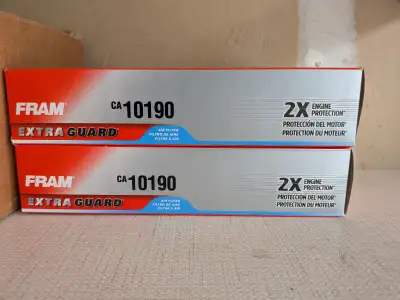 Hi everyone . I have two Fram Air filters 10190. $30.00 for both.