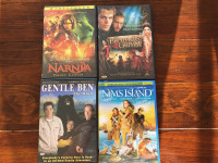 Nim's Island, Brothers Grimm, Narnia, DVDs - $2 ea