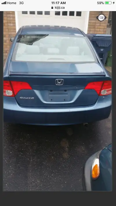 Parting out a 2008 civic. All parts available. Only doors left on body.