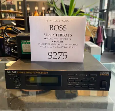 Boss SE-50 Stereo FX Vintage Unit, View more