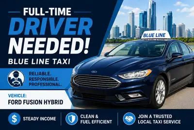 Blue Line Full Time- Ford fusion Hybrid, View more