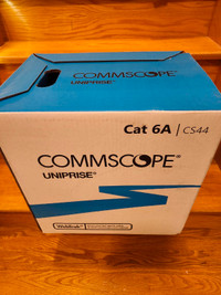CommScope 1000FT CAT6A CMP FT6 Plenum 4/23AWG Blue Color
