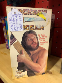 VHS Hacksaw Jim Duggan RARE Coliseum WWE WWF Video Booth 264