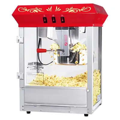 8oz Description This is the Brand New 8oz Stainless Steel Theater Style Popcorn Popper. This machine...