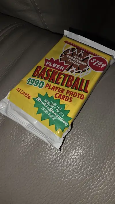 1990 basketball card pack ! , View more