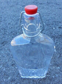 FOR SALE - Qty. 12 Clear Glass Bottles