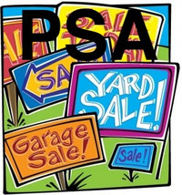 Garage Sale Hosts: Post Your 'Hood/Dates in Ad Title