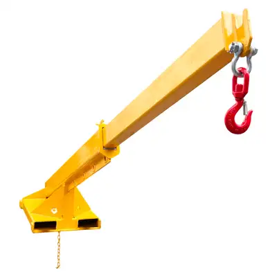 2T Forklift Mobile Crane Extension Hoist Jib Boom Hook 170055, View more