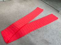 Knitted Coral Scarf